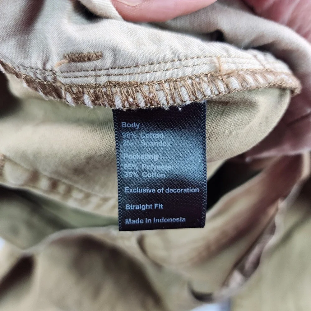 Flint and Tinder 365 5-Pocket Pants Men's 36x34 Khaki Straight Fit Stretch
